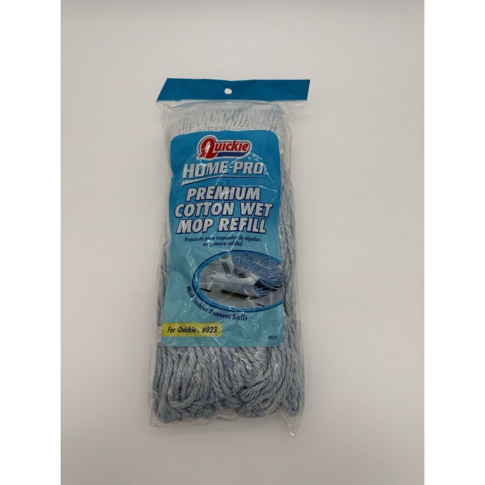 Quickie Home Pro Premium Cotton Dust Mop Refill #067 New Old Stock Vintage NOS
